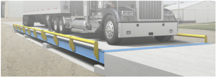 Avery Weigh-Tronix motor truck scale weighbridge portable rental scale